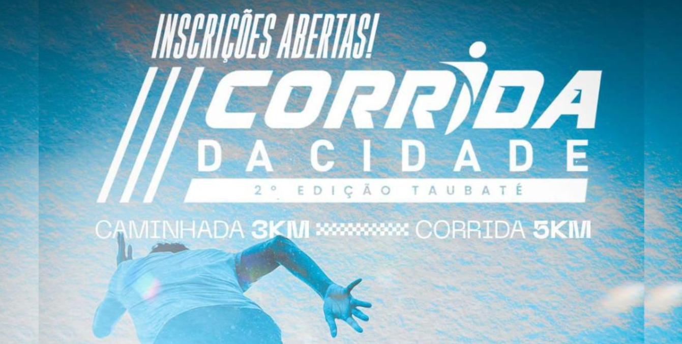 Banner Corrida da Cidade em Taubaté – 2a Edição