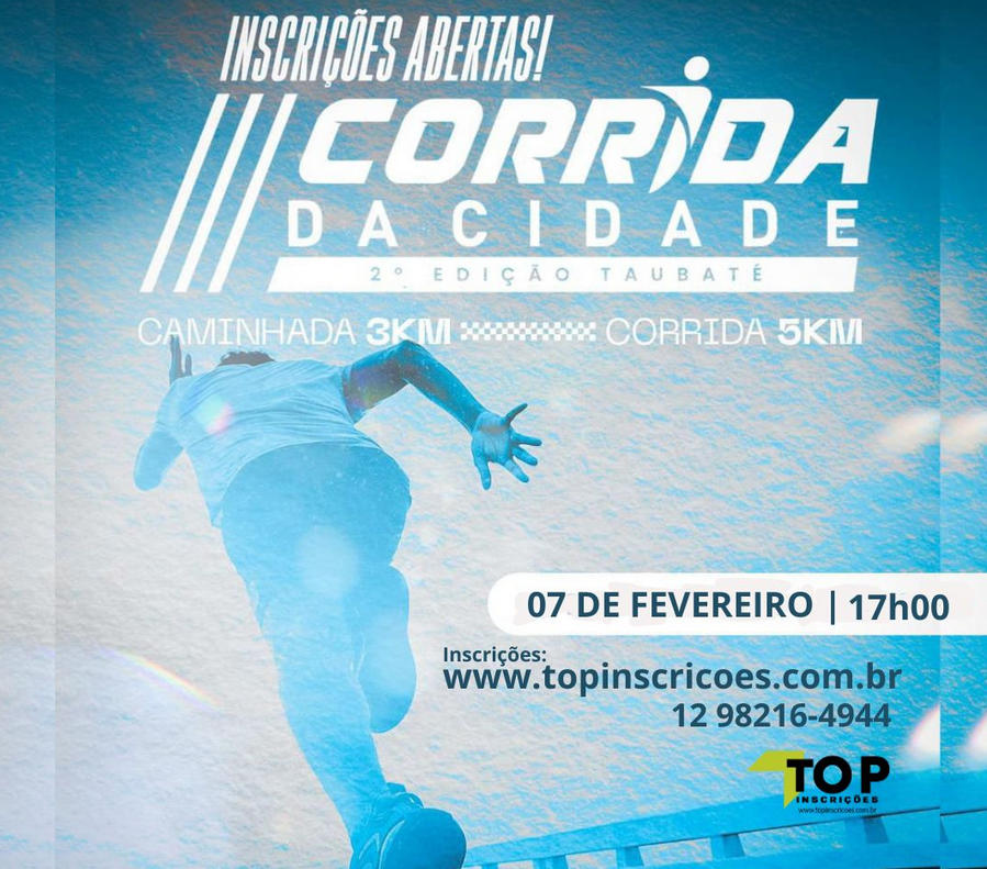 Corrida da Cidade em Taubaté – 2a Edição